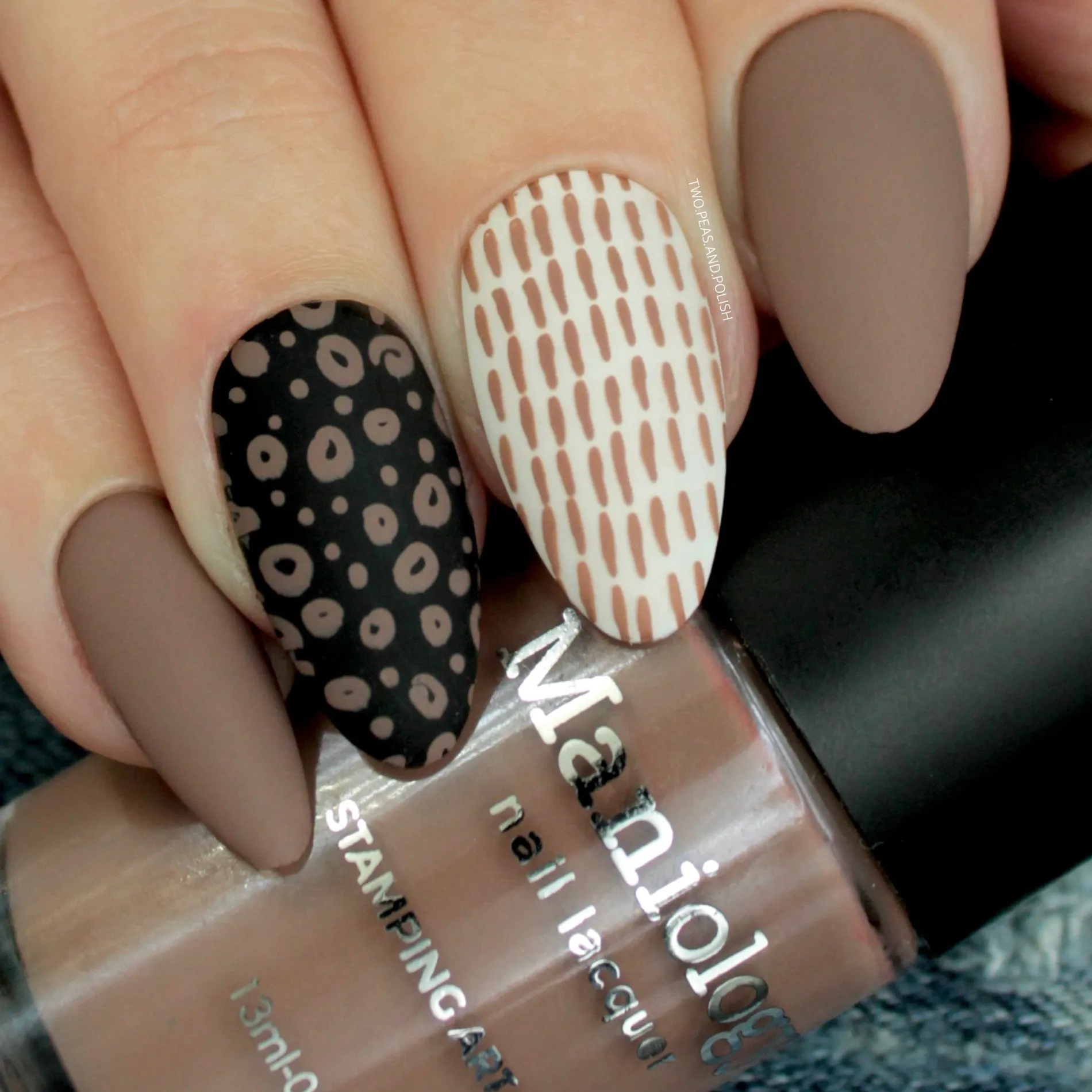 Night Forest: 3-Piece Cream Stamping Art Polish Set