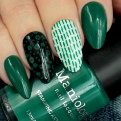 Night Forest: Pine (B298) Emerald Green Stamping Polish