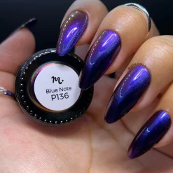 Night Out: Blue Note (P136) - Blue Duochrome Nail Polish