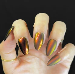 Night Out: Studio 54 (P134) - Brown Duochrome Nail Polish