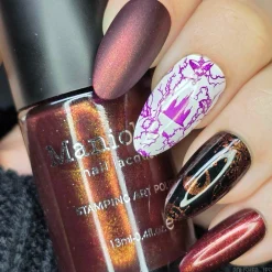 Nightshade: 3-Piece Gold Shimmer Stamping Polish Set