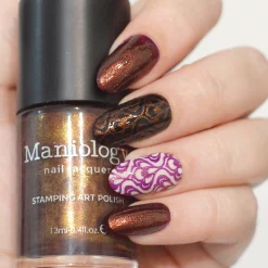 Nightshade: 3-Piece Gold Shimmer Stamping Polish Set
