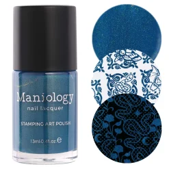 Nightshade: 3-Piece Gold Shimmer Stamping Polish Set
