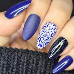 Nightshade: Shadowveil (B526) - Purple With Gold Shimmer Stamping Polish