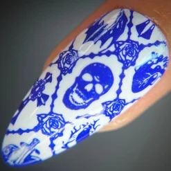 Nightshade: Shadowveil (B526) - Purple With Gold Shimmer Stamping Polish