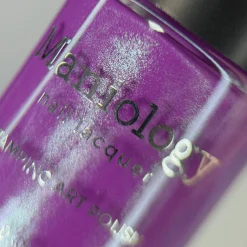 Northern Gleam: Aurora Veil (B566) - Purple Pearl Cream Stamping Polish