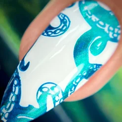 Ocean Floor (B483) - Duochrome Dark Teal Stamping Polish