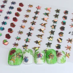 Orchids Garden (MS-132) - Nail Art Sticker