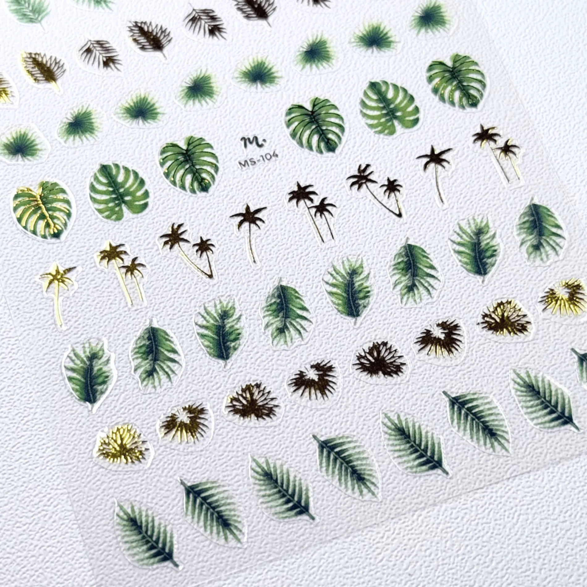 Palm Parade (MS-104) - Nail Art Sticker