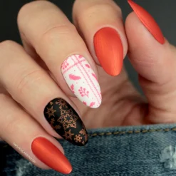 Parade: Candy Cane (B458) - Red Duochrome Stamping Polish