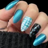 Parade: North Pole (B459) - Blue Metallic Stamping Polish