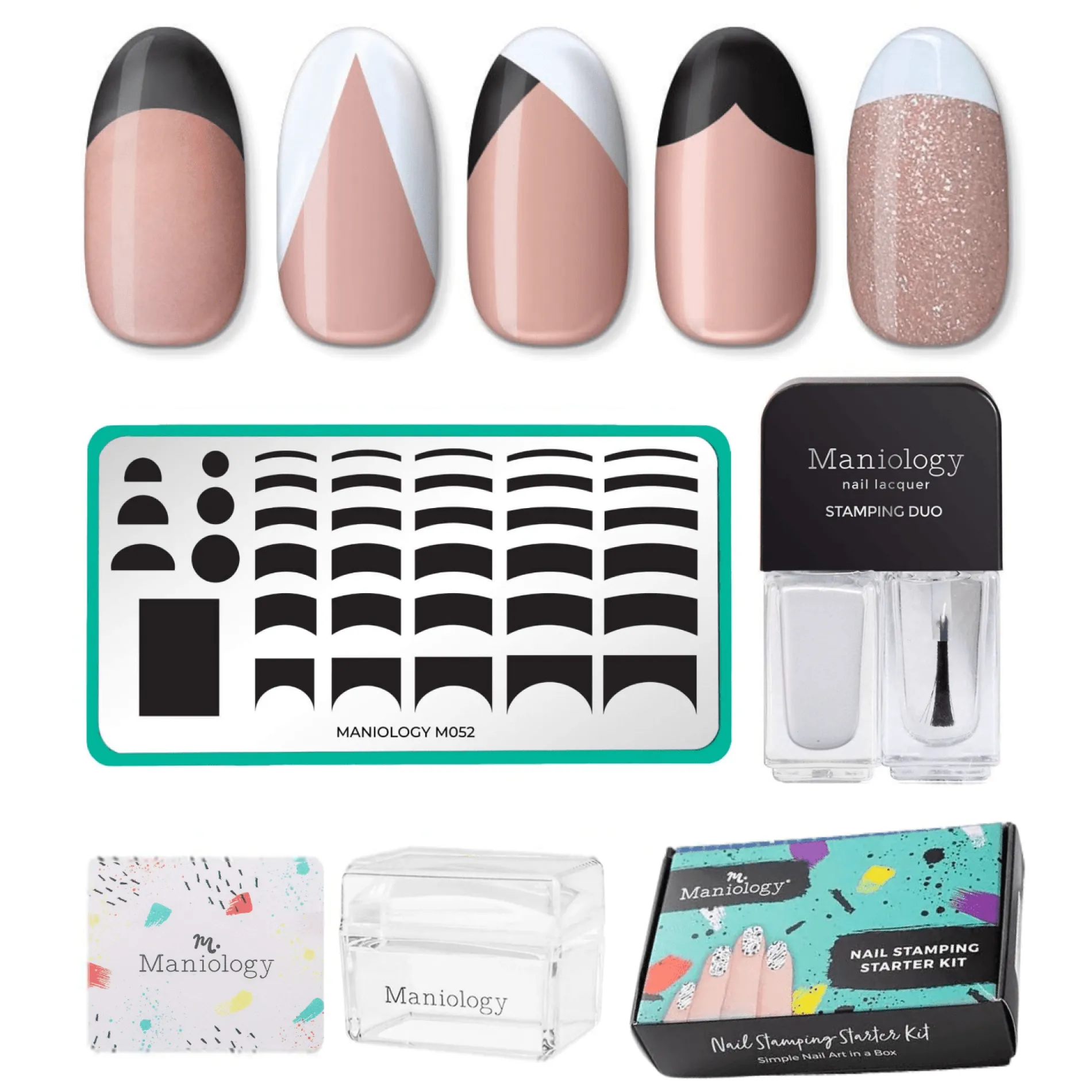 Pardon My French: French Tip Nail Stamping Starter Kit