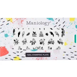 Parrots in Paradise Sanctuary (M624) - Nail Stamping Plate