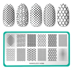Patterns: Chain Reaction (m086) - Nail Stamping Plate