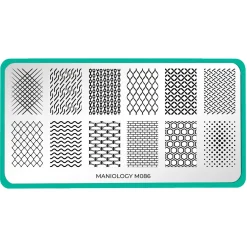 Patterns: Chain Reaction (m086) - Nail Stamping Plate