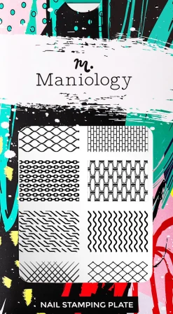 Patterns: Chain Reaction (m086) - Nail Stamping Plate