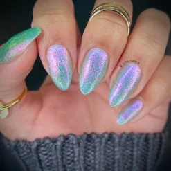 Pau Hana: Blue Hawaii (P133) - Sheer Teal Flakie Nail Polish