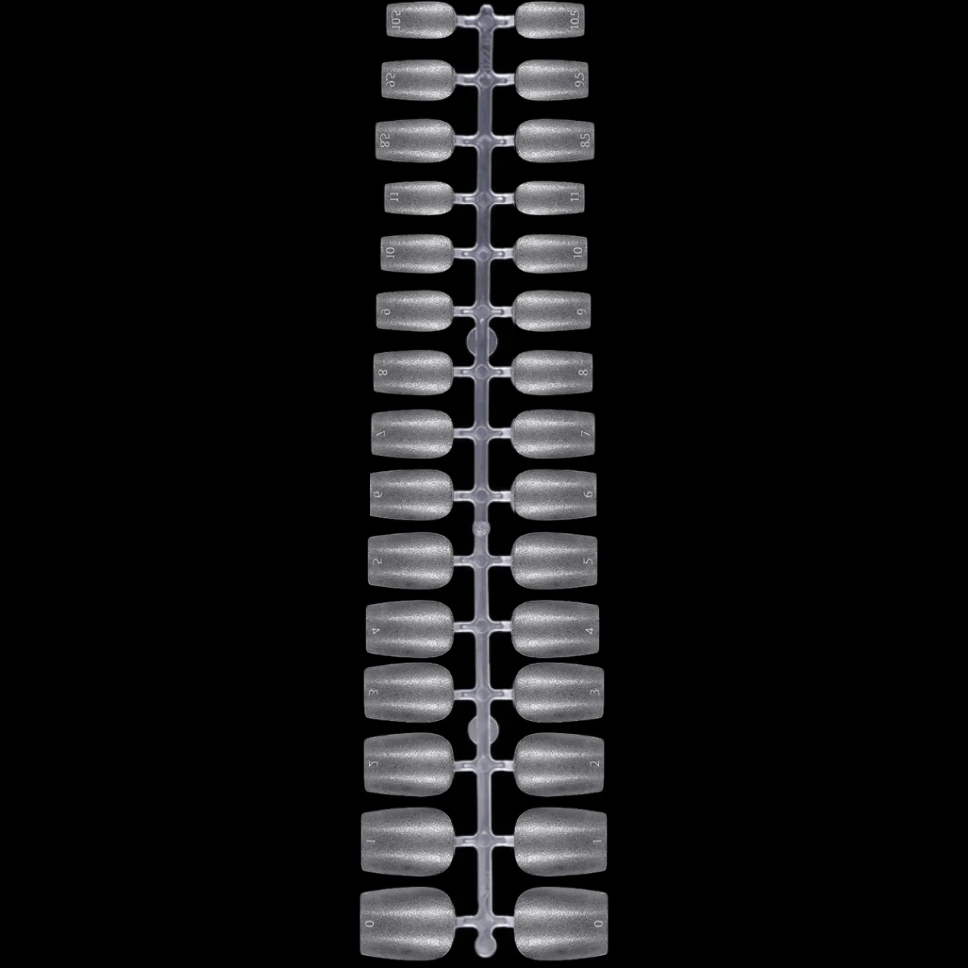 300pcs Full Cover Nail Tips for Extension in 15 Sizes - XS Coffin