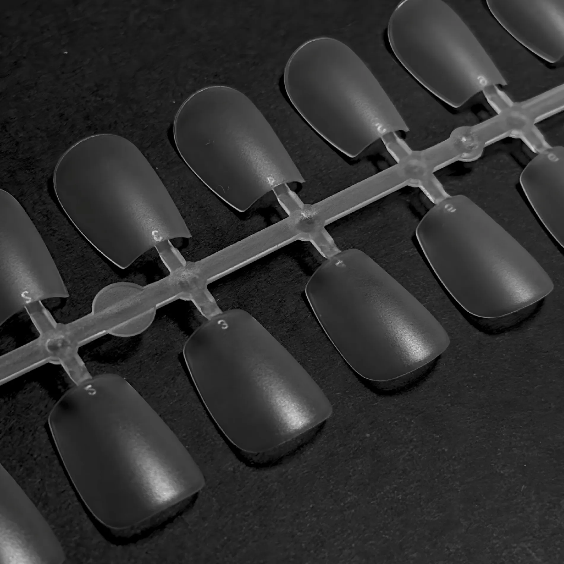 300pcs Full Cover Nail Tips for Extension in 15 Sizes - XS Coffin
