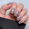 300pcs Full Cover Nail Tips for Extension in 15 Sizes - Short Square