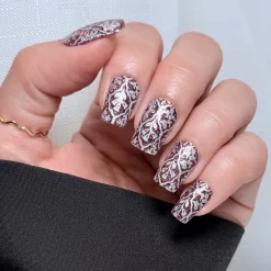 300pcs Full Cover Nail Tips for Extension in 15 Sizes - Short Square