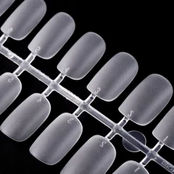 300pcs Full Cover Nail Tips for Extension in 15 Sizes - Short Squoval