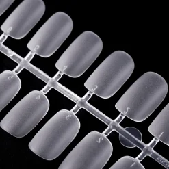300pcs Full Cover Nail Tips for Extension in 15 Sizes - Short Squoval