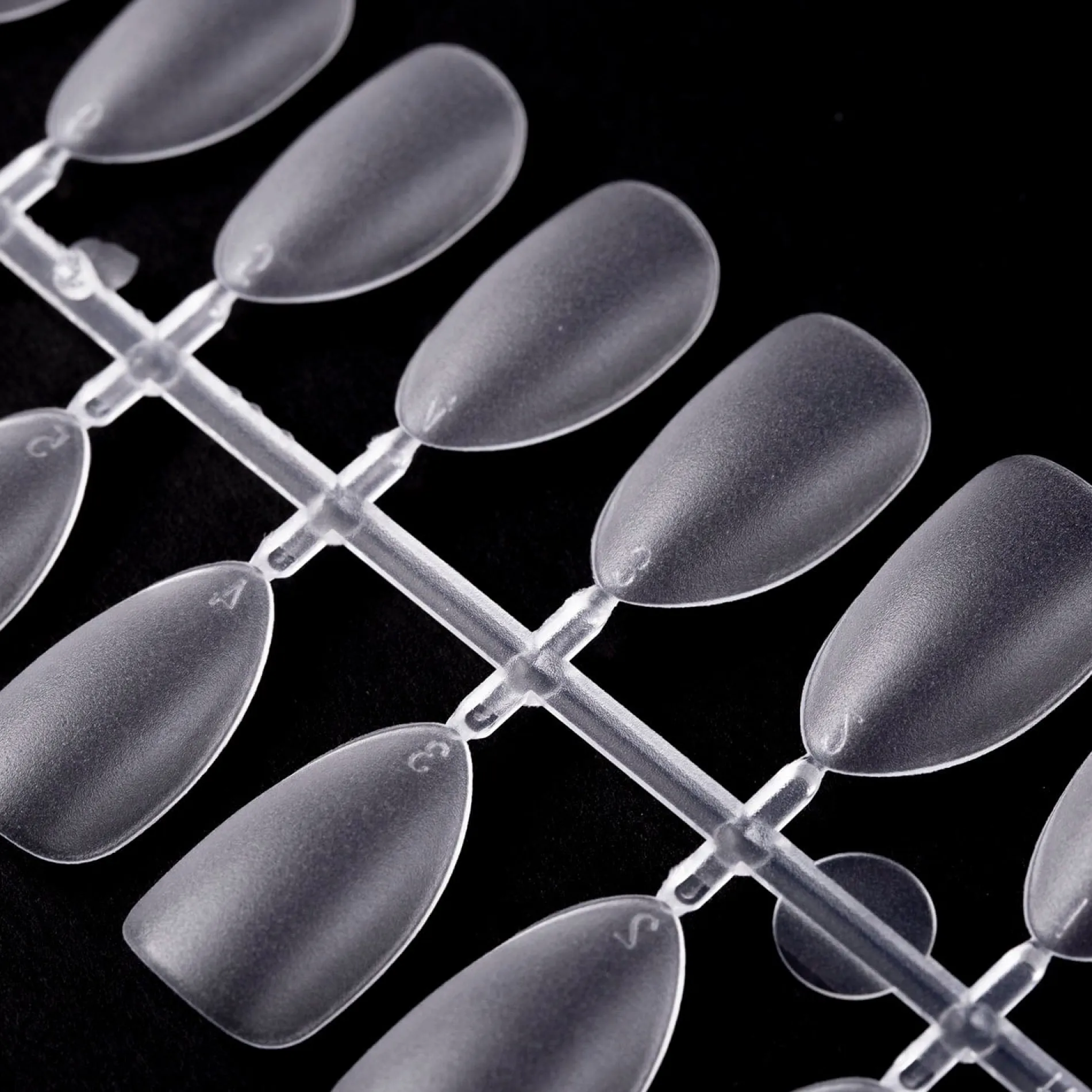 300pcs Full Cover Nail Tips for Extension in 15 Sizes - Short Almond