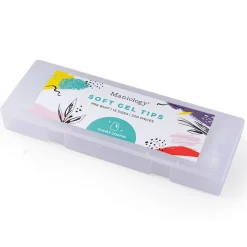 300pcs Full Cover Nail Tips for Extension in 15 Sizes - Short Coffin