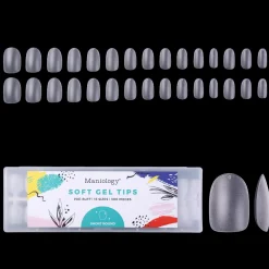 300pcs Full Cover Nail Tips for Extension in 15 Sizes - Short Round