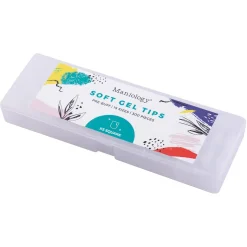 300pcs Full Cover Nail Tips for Extension in 15 Sizes - XS Square