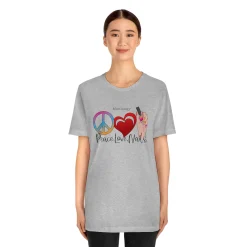 Peace - Love - Nails - Short Sleeve T-shirt