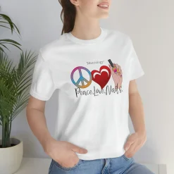 Peace - Love - Nails - Short Sleeve T-shirt