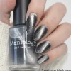 Pearl & Anchor (P184) - Cateye Magnetic Silver Nail Polish