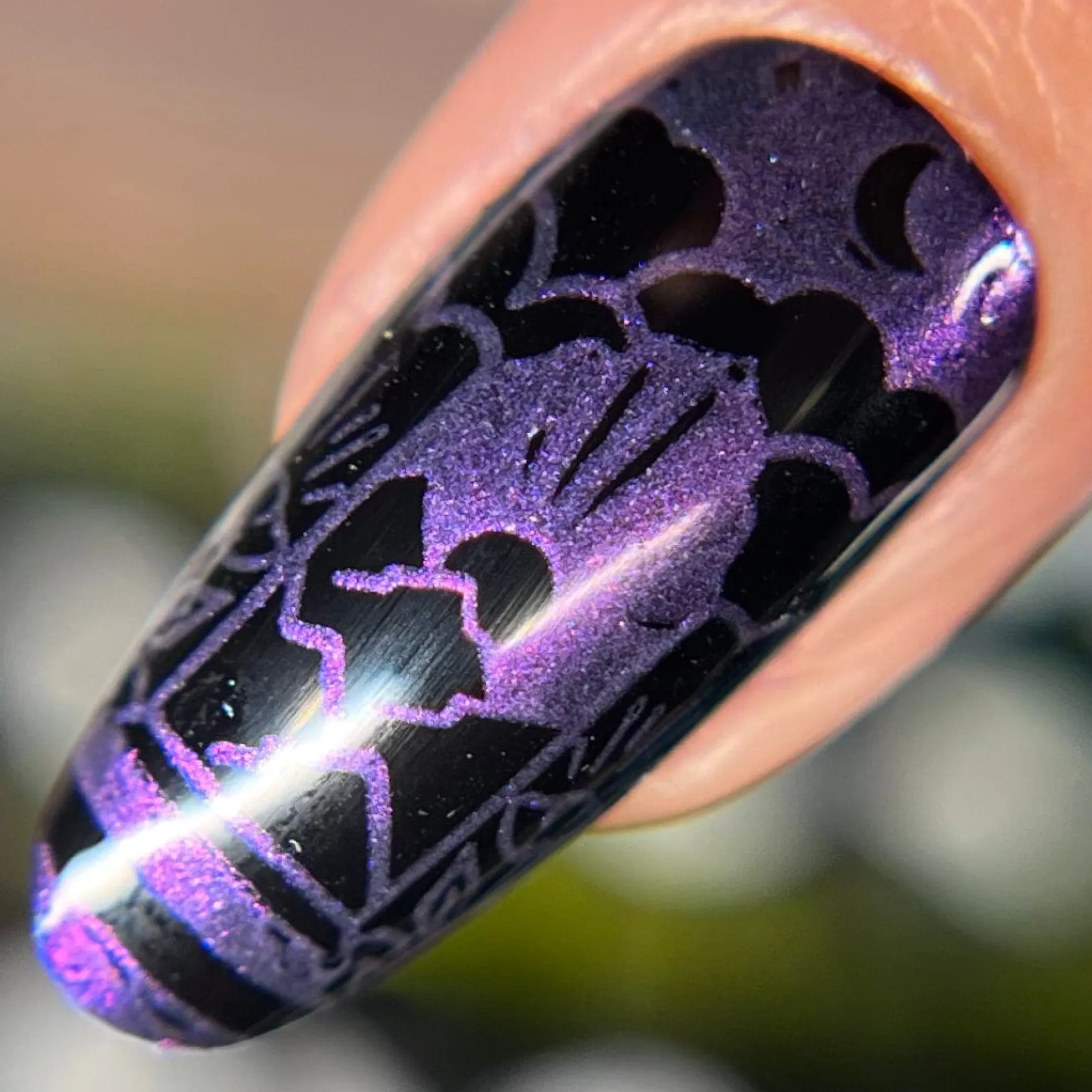 Pearl Prism (B535) - Pearlescent Baby Blue Stamping Polish