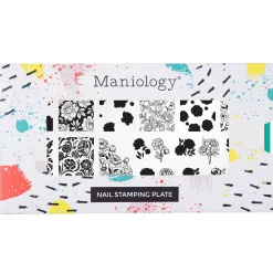 Peony Petals (M665) - Nail Stamping Plate