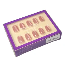 Peony Press On Nails - Short Squoval