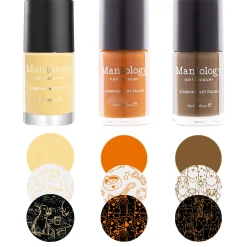 Perfect Trio: 3 Piece Caramel Delight Stamping Polish Collection
