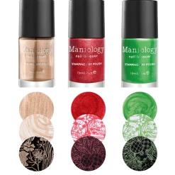 Perfect Trio: 3-Piece Fireplace Nail Stamping Polish Set