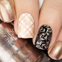 Perfect Trio: 3-Piece Fireplace Nail Stamping Polish Set