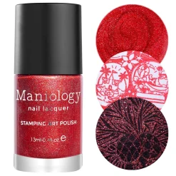 Perfect Trio: 3-Piece Fireplace Nail Stamping Polish Set