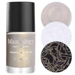 Perfect Trio: 3-Piece Frozen Lake Nail Stamping Polish Set