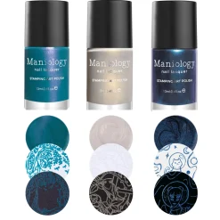 Perfect Trio: 3-Piece Frozen Lake Nail Stamping Polish Set