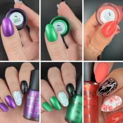 Perfect Trio: 3 Piece Garden Glow Stamping Polish Collection