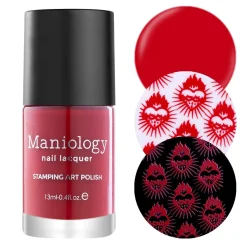 Perfect Trio - 3-piece Independence Day Nail Stamping Polish ﻿Set﻿