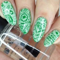 Perfect Trio: 3-Piece Lucky Clover Nail Stamping Polish Set