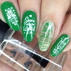 Perfect Trio: 3-Piece Lucky Clover Nail Stamping Polish Set