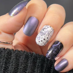 Phantom (B304) - Purple Shimmer Stamping Polish