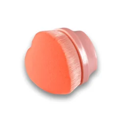 Pink Heart-Shaped Dusting Nail Brush