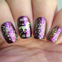 Pixie Dust - Pink & Gold Iridescent Flakies
